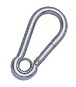 Mousqueton crochet fermé 8x80mm - 1 pce